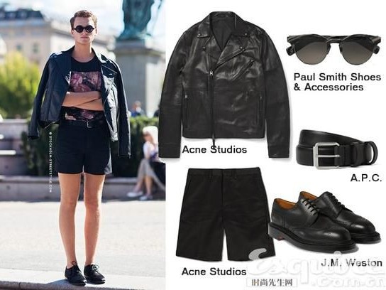 西装短裤搭配上衣秘诀大公开